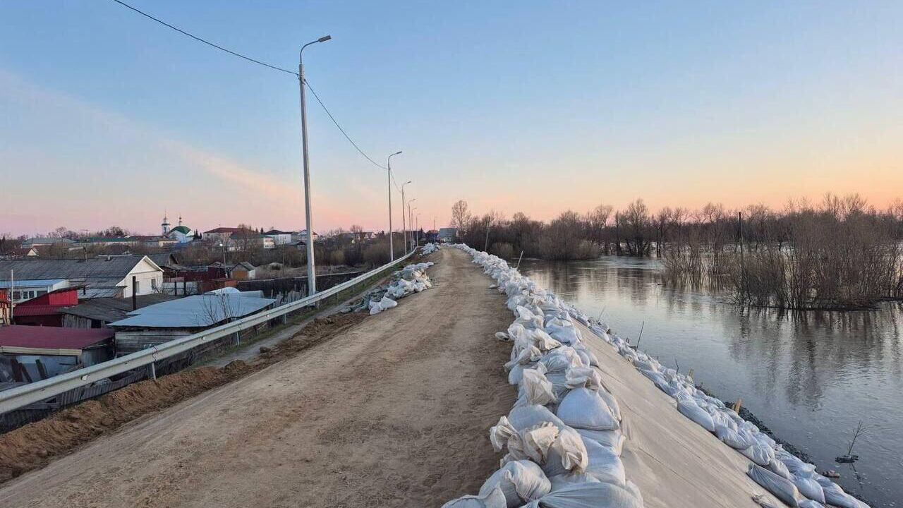 Уровень реки Ишим в тюменском селе Абатское за сутки поднялся на два метра  - РИА Новости, 25.04.2024