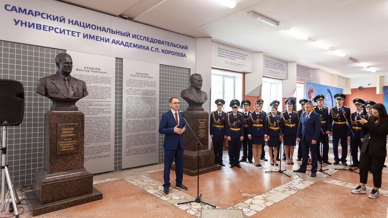 Открытие фотовыставки мультимедийного проекта Освобождение. Путь к Победе в Самарском национальном исследовательском университете имени академика С. П. Королева