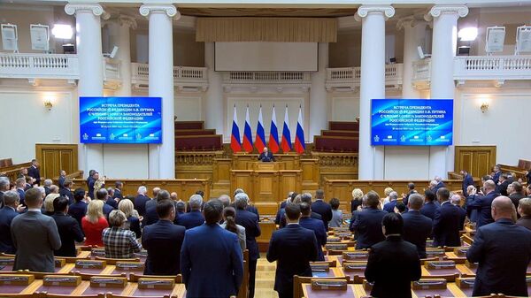 Вступительное слово Путина на Совете законодателей 