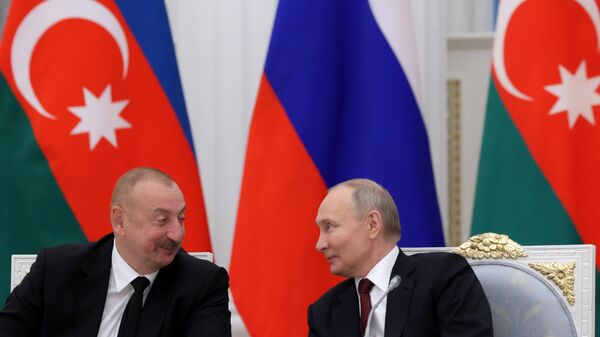 В Астане начались переговоры Путина и Алиева