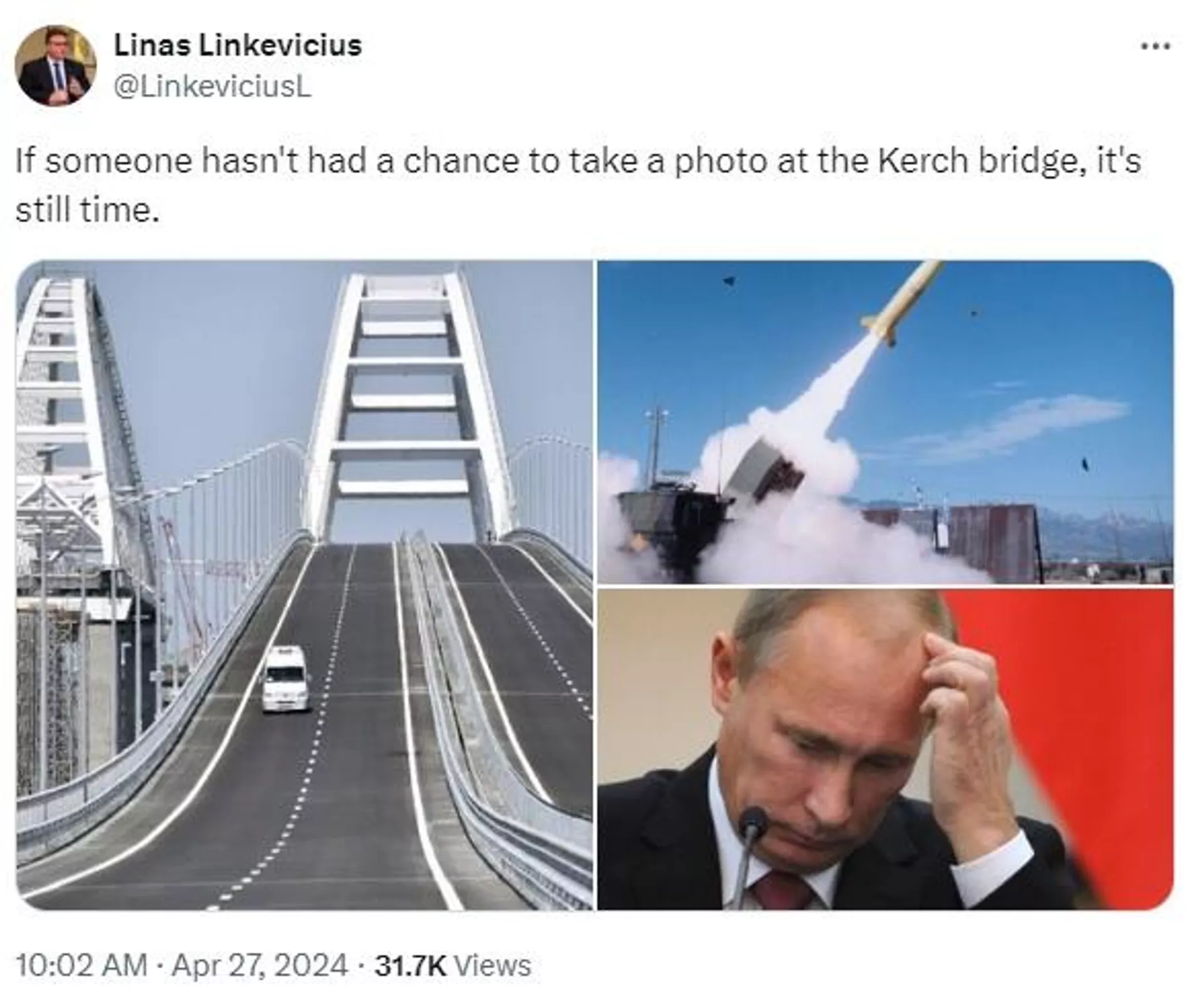 Скриншот поста литовского дипломата Линкявичюса в соцсети X Скриншот поста литовского дипломата Линкявичюса в соцсети X - РИА Новости, 1920, 28.04.2024