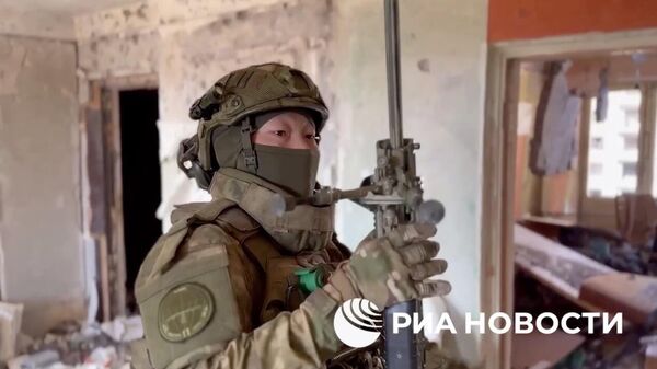 Один из снайперов-десантников из Бурятии, ликвидировавших группу из 5 военных ВСУ