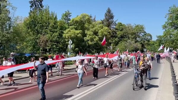 Марш против вовлечения Польши в боевые действия на Украине