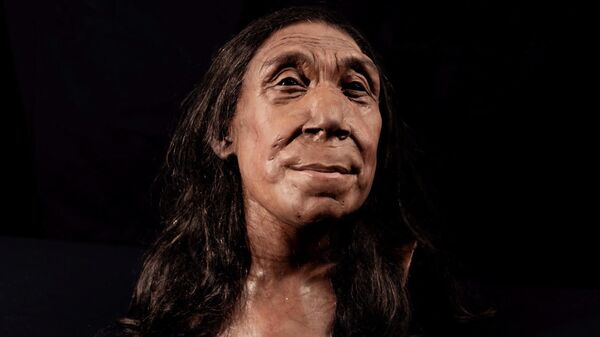 Лицо неандертальской женщины