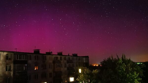 Cветовые явления в небе над Украиной