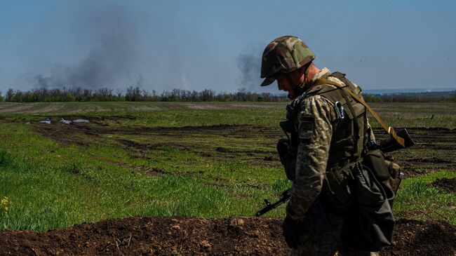 Украинский военнослужащий