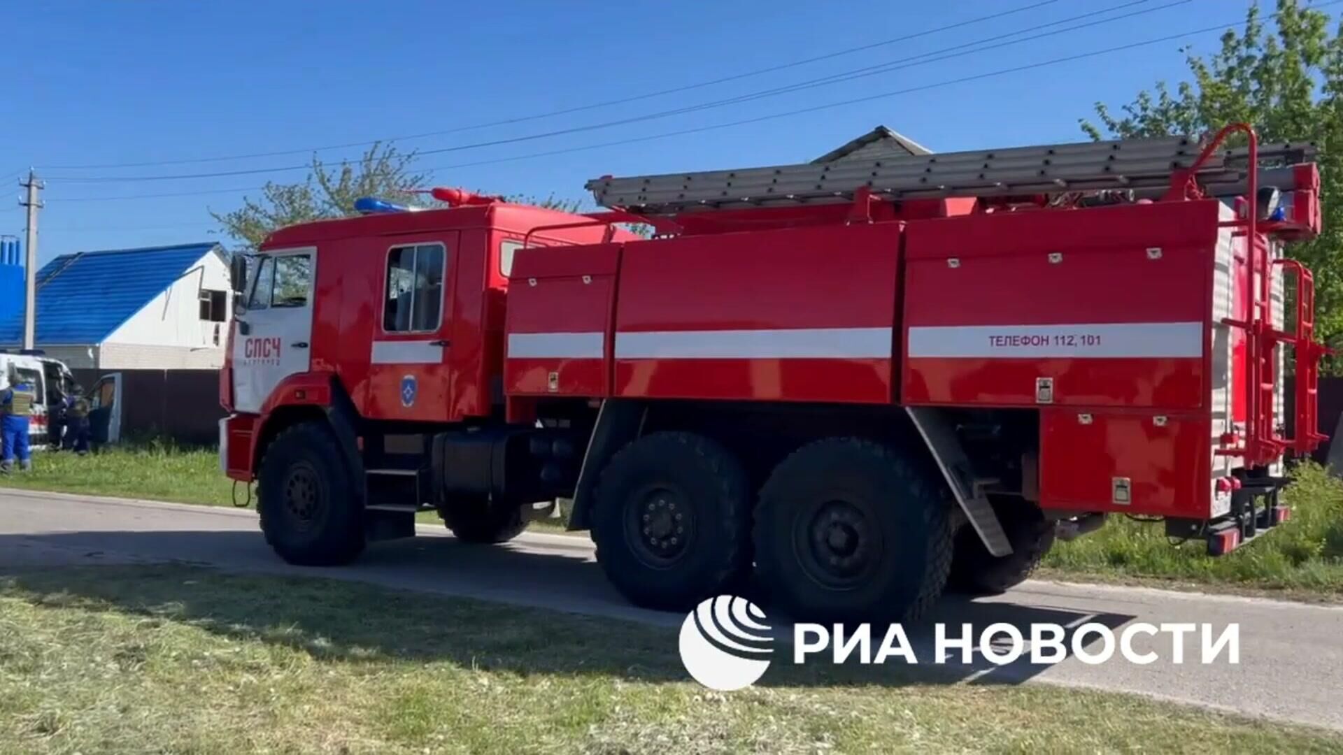 Место происшествия в Белгороде, где пострадали пять человек - РИА Новости, 1920, 04.05.2024