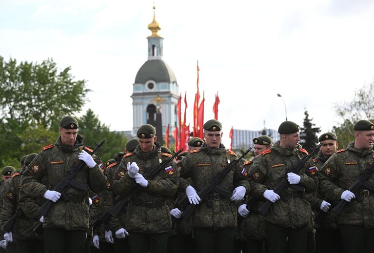 Генеральная репетиция парада к 79-летию Победы в Великой Отечественной войне