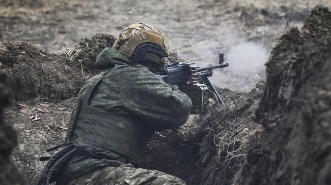 Военнослужащий ВС РФ в зоне СВО