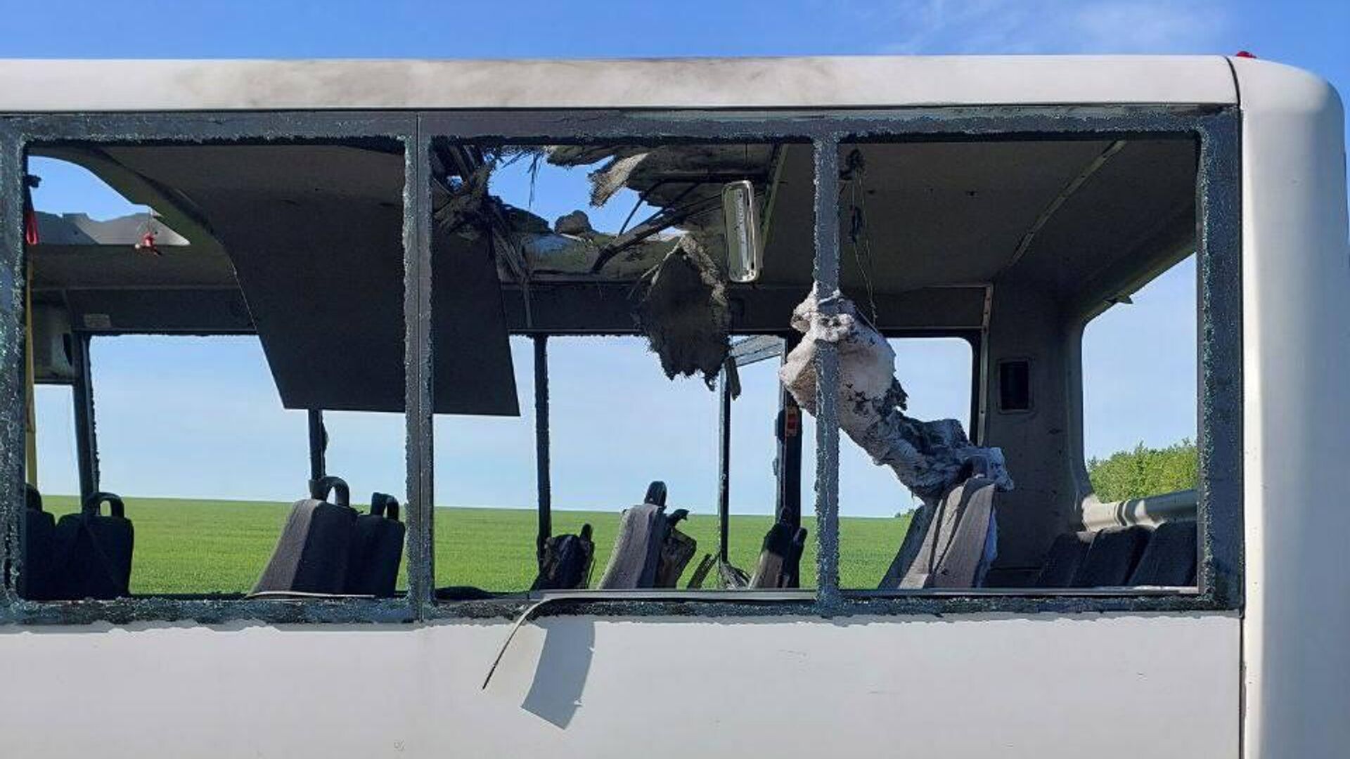 Атака украинских дронов по автобусам в Белгородской области. 6 мая 20240