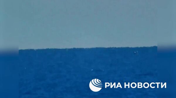 Уничтожение безэкипажных катеров ВСУ у побережья Крымского полуострова