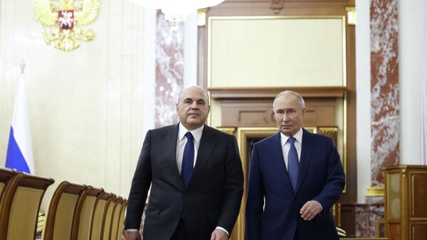  Путин на встрече с членами правительства