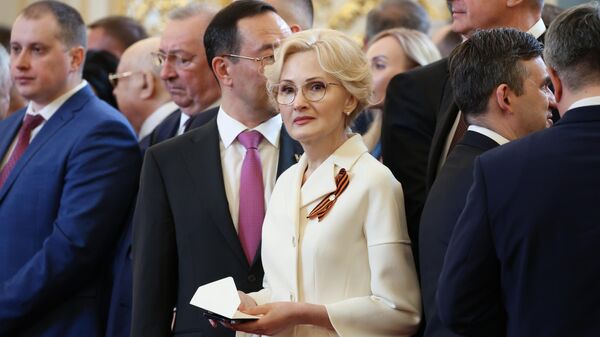 Заместитель председателя Государственной Думы РФ Ирина Яровая перед церемонией инаугурации президента РФ Владимира Путина в Кремле