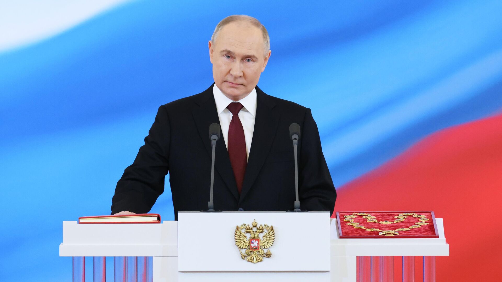 Избранный президент РФ Владимир Путин на церемонии инаугурации в Кремле - РИА Новости, 1920, 08.05.2024