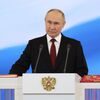 Избранный президент РФ Владимир Путин на церемонии инаугурации в Кремле