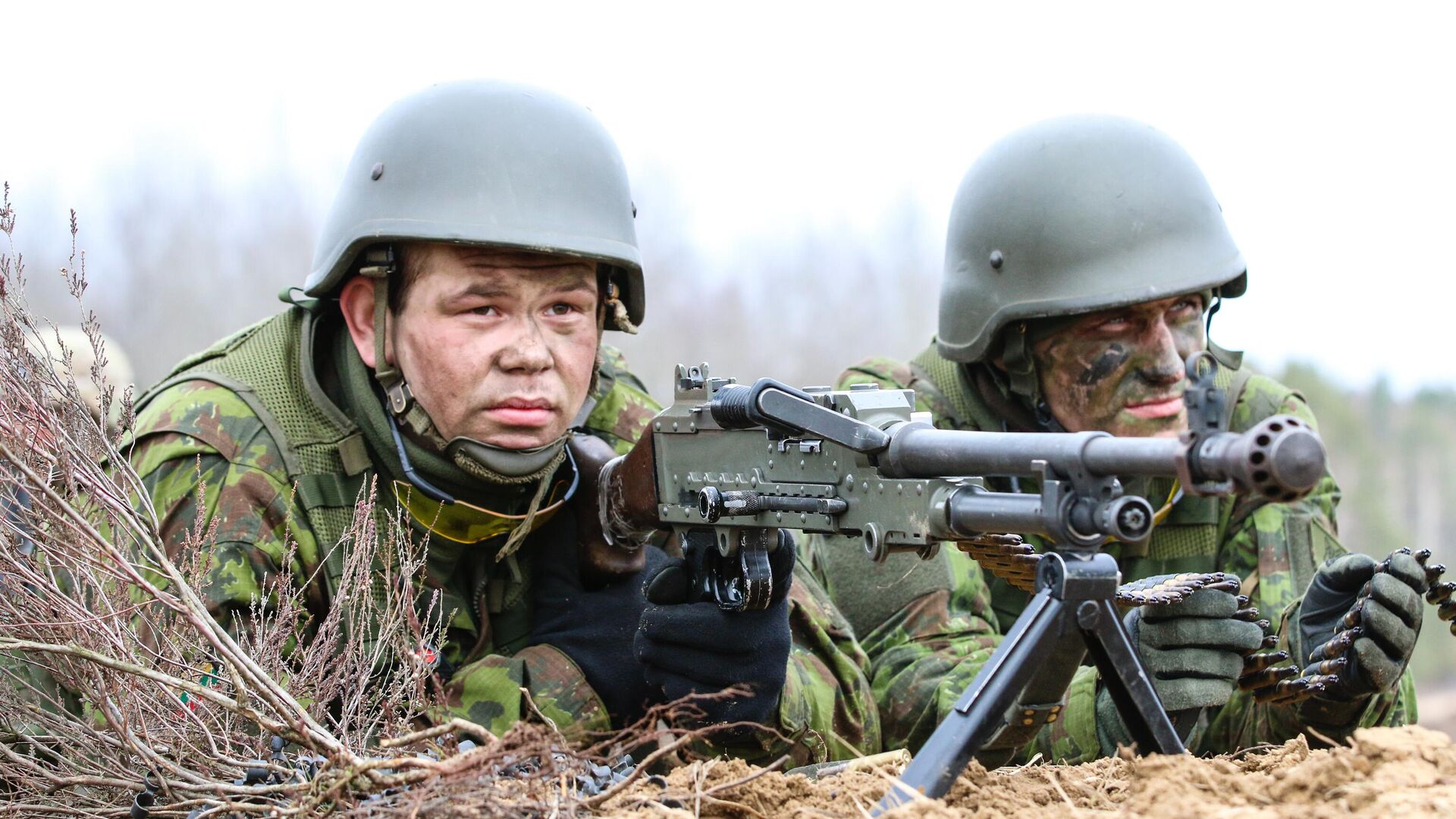 Военнослужащие литовской армии во время учений - РИА Новости, 1920, 08.05.2024