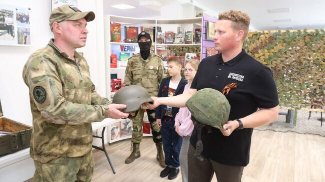 Музей СВО открылся в Есенинской библиотеке в Липецке