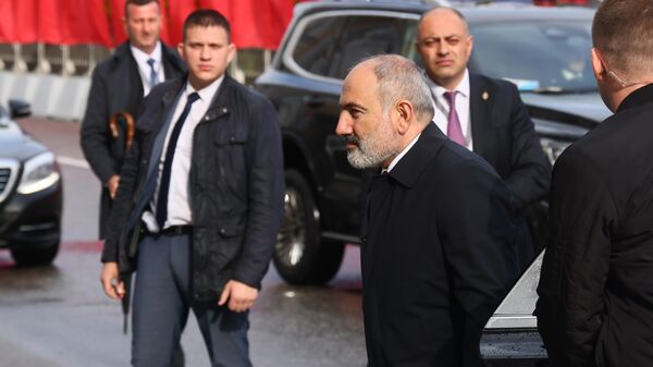 Премьер-министр Армении Никол Пашинян перед заседанием Высшего Евразийского экономического совета на саммите стран - участниц ЕАЭС в Москве. 8 мая 2024