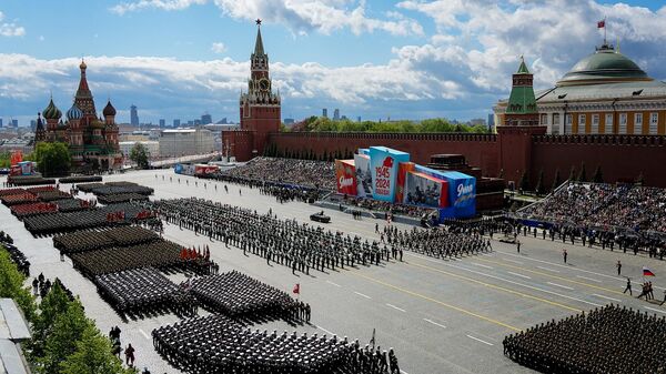 Парад в честь Дня Победы на Красной площади в Москве