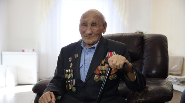 Ветеран Великой Отечественной войны из Якутска Наум Слепцов