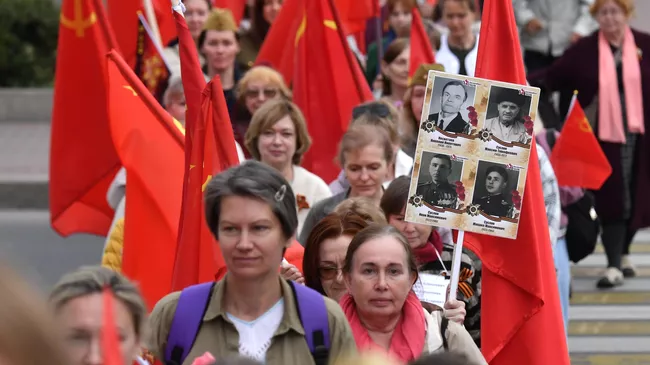 Праздничное шествие в честь 79-летия Победы в Великой Отечественной войне