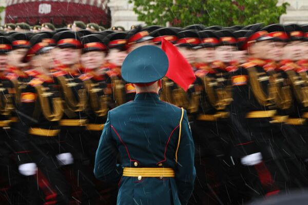 Парадные расчеты на военном параде на Красной площади в честь 79-летия Победы в Великой Отечественной войне