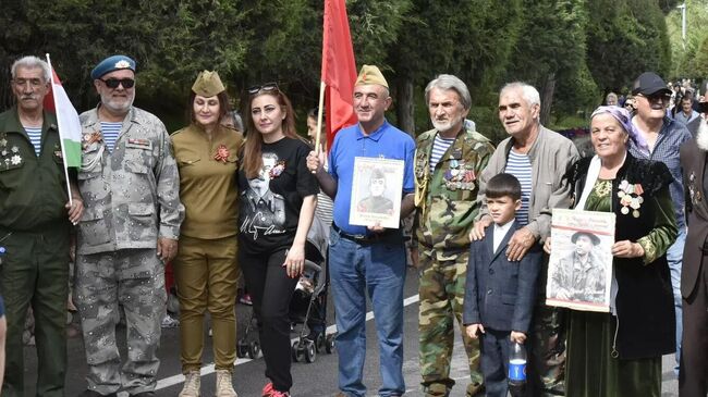 Акция Бессмертный полк в Душанбе, Таджикистан