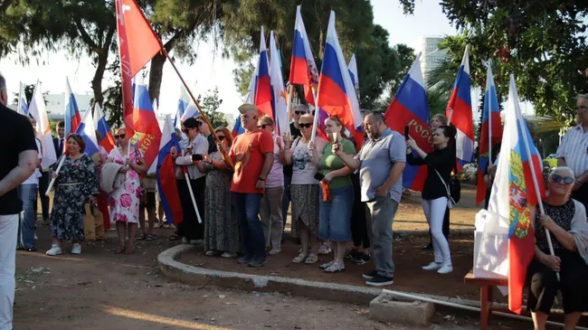 Празднование 79-й годовщины Победы в Великой Отечественной войне в Ларнаке