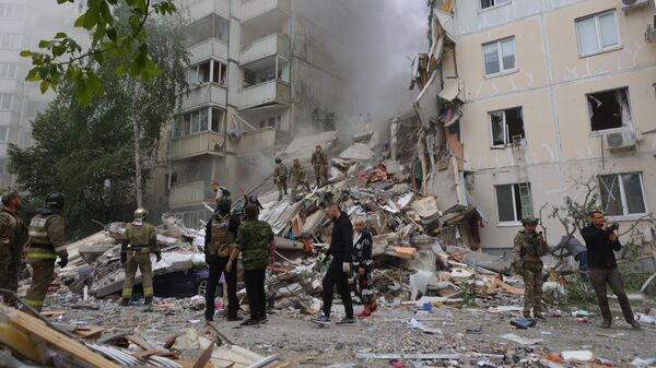 В Белгороде после атаки ВСУ повреждены 62 квартиры трех домов