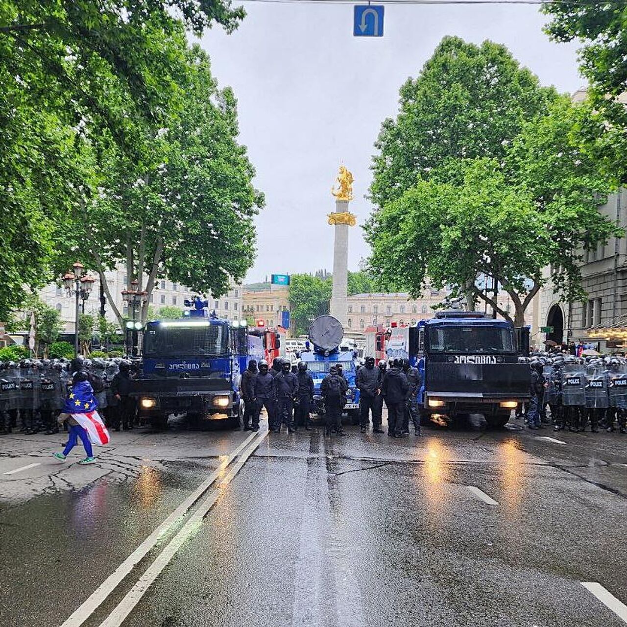 Внешние силы пытаются совершить переворот в Грузии, заявил мэр Тбилиси -  РИА Новости, 16.05.2024