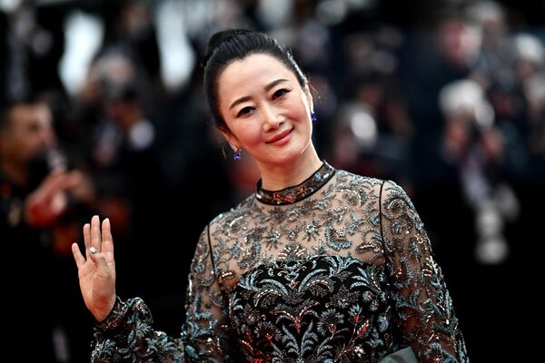 Китайская актриса Чжао Тао на красной дорожке Каннского кинофестиваля 