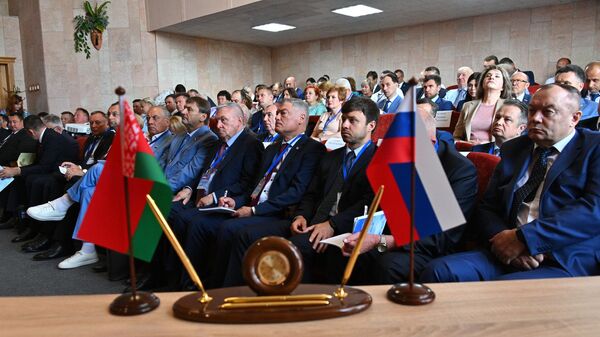 Участники форума регионов России и Белоруссии в Гродно