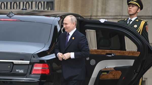 Президент России Владимир Путин в Пекине