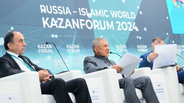 Сессия по развитию МТК, проходящих через страны Азии и Ближнего Востока, в рамках международного экономического форума Россия – исламский мир: KazanForum
