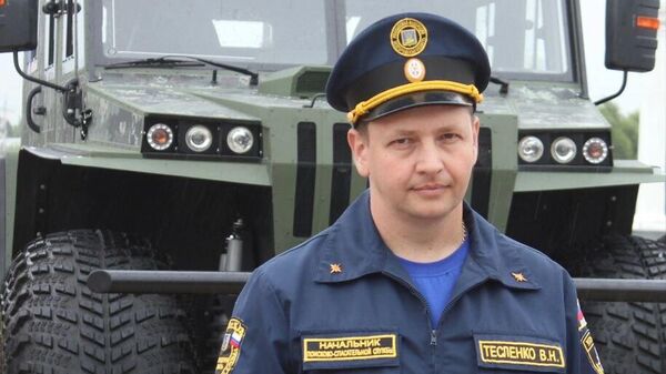 Начальник поисково-спасательной службы Белгородской области Валерий Тесленко