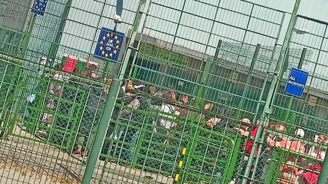 Переход на границе Украины и Польши