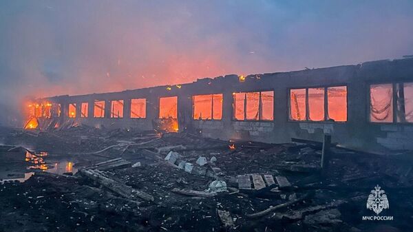 Пожар на ферме с животными в Пермском крае
