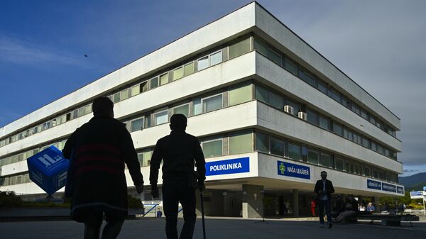 Университетская больница имени Ф. Д. Рузвельта, где премьер-министр Словакии Роберт Фицо проходит лечение