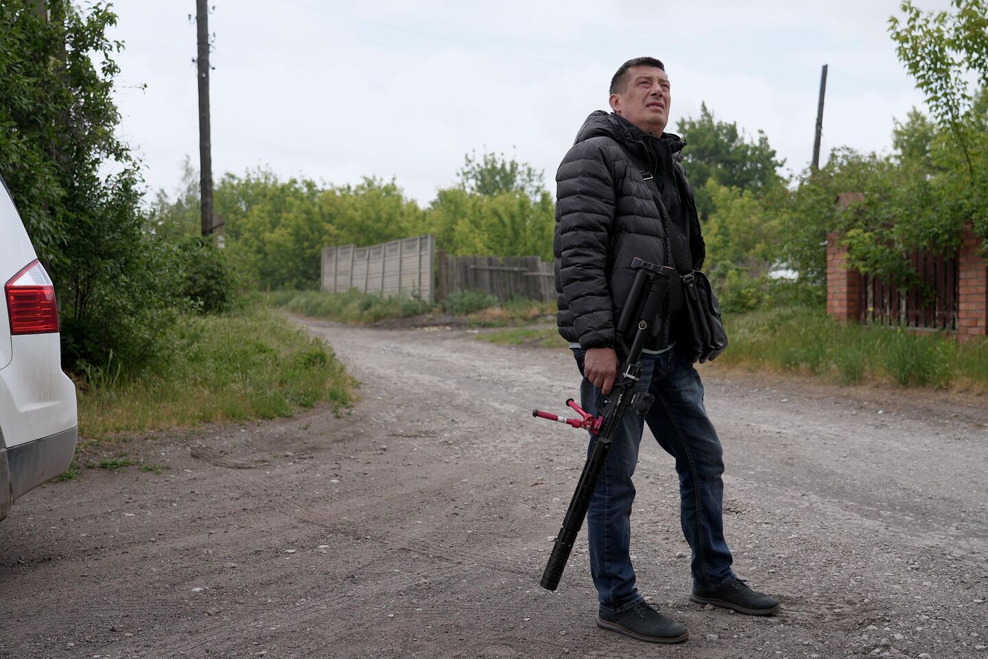 Андрей наблюдает за ситуацией в небе Андрей наблюдает за ситуацией в небе