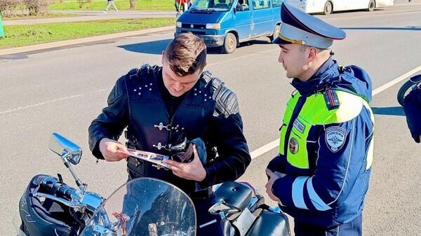 Госавтоинспекция призывает мотоциклистов соблюдать меры безопасности