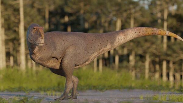 3D-реконструкция динозавра из аргентинской провинции Чубут