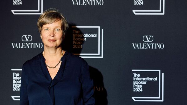 Немецкая писательница Дженни Эрпенбек, ставшая лауреатом Международной Букеровской премии по литературе за роман Кайрос. 21 мая 2024