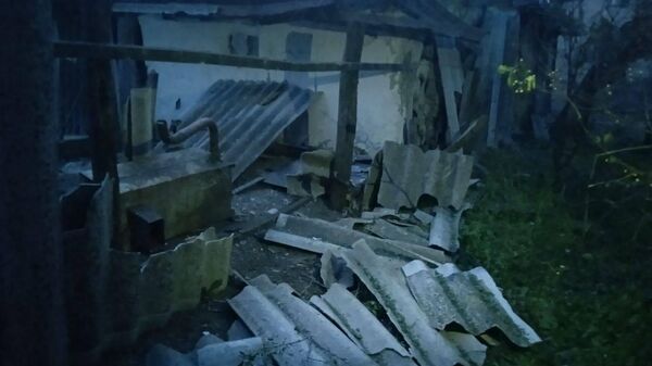 Последствия атаки ВСУ в селе Долгое Валуйского городского округа Белгородской области. 21 мая 2024