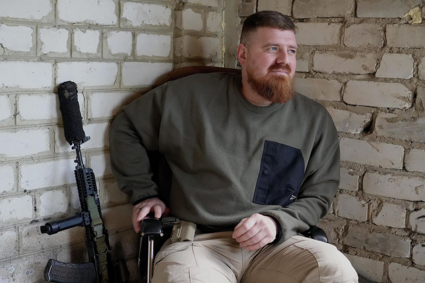 Командир роты с позывным Пират Командир роты с позывным Пират