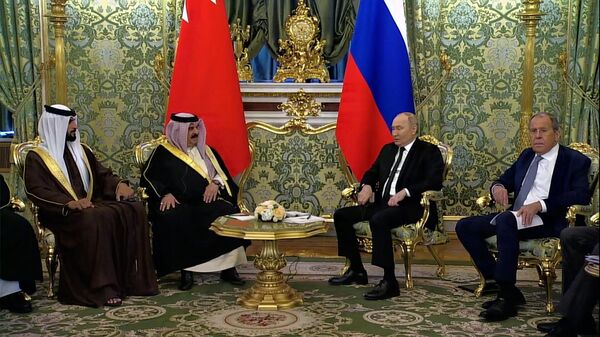 Переговоры Путина с королем Бахрейна