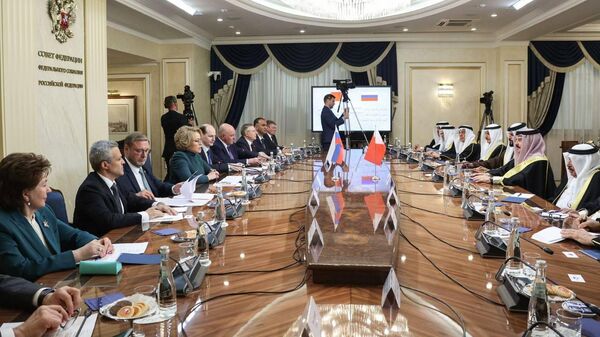 Встреча председателя Совета Федерации Валентины Матвиенко с королем Бахрейна Хамадой бен Исой Аль Халифой