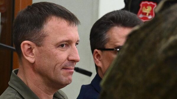 Иван Попов в зале заседаний Второго Западного окружной военного суда. 24 мая 2024