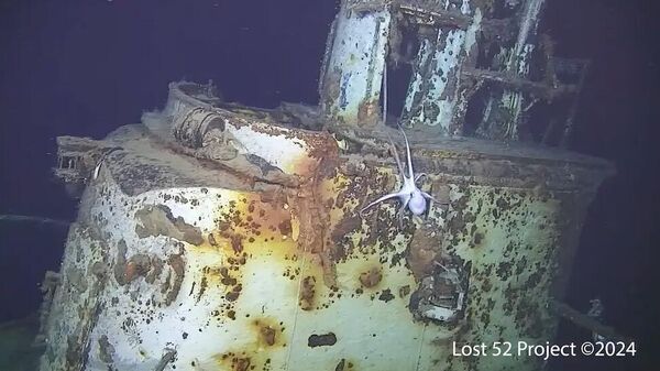 Найденная подводная лодка USS Harder на дне Южно-Китайского моря