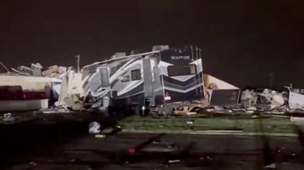 Последствия торнадо в штате Техас