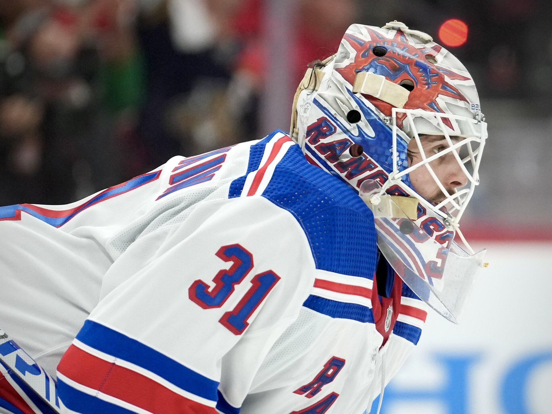 Голкипер Нью-Йорк Рейнджерс Игорь Шестеркин Голкипер Нью-Йорк Рейнджерс Игорь Шестеркин - РИА Новости, 1920, 22.01.2025